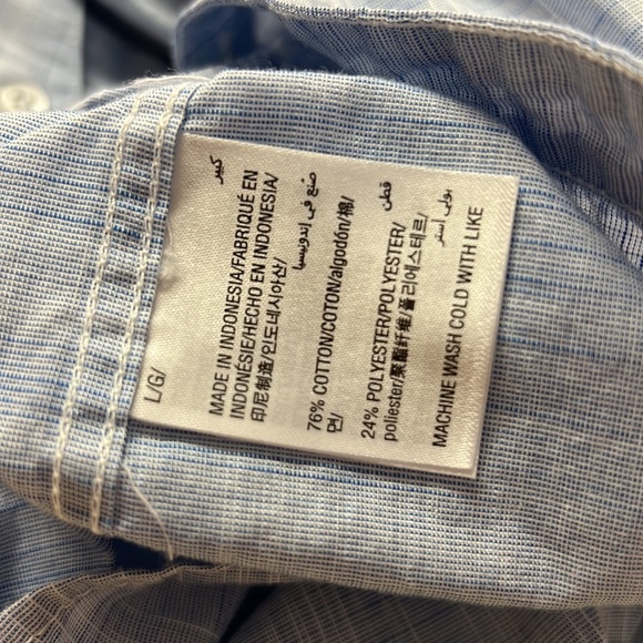 Alfani Short Sleeve Mens Button Down Shirt - Picture 6 of 6